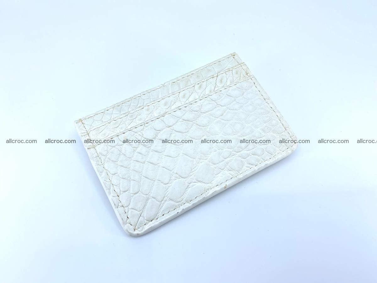 Crocodile skin card holder 995 Foto 0