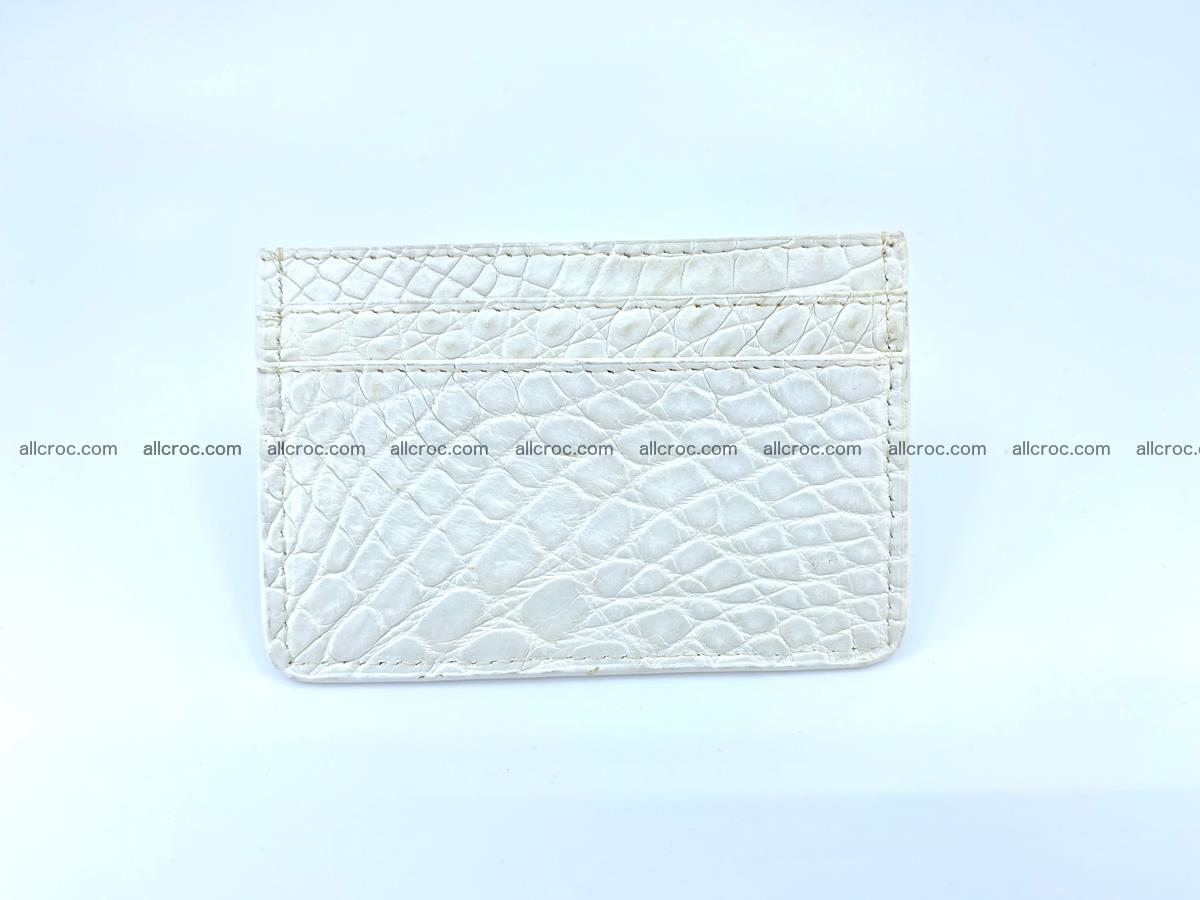 Crocodile skin card holder 995 Foto 1