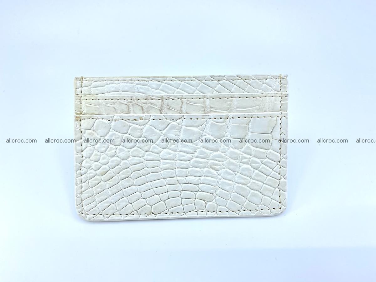 Crocodile skin card holder 995 Foto 2