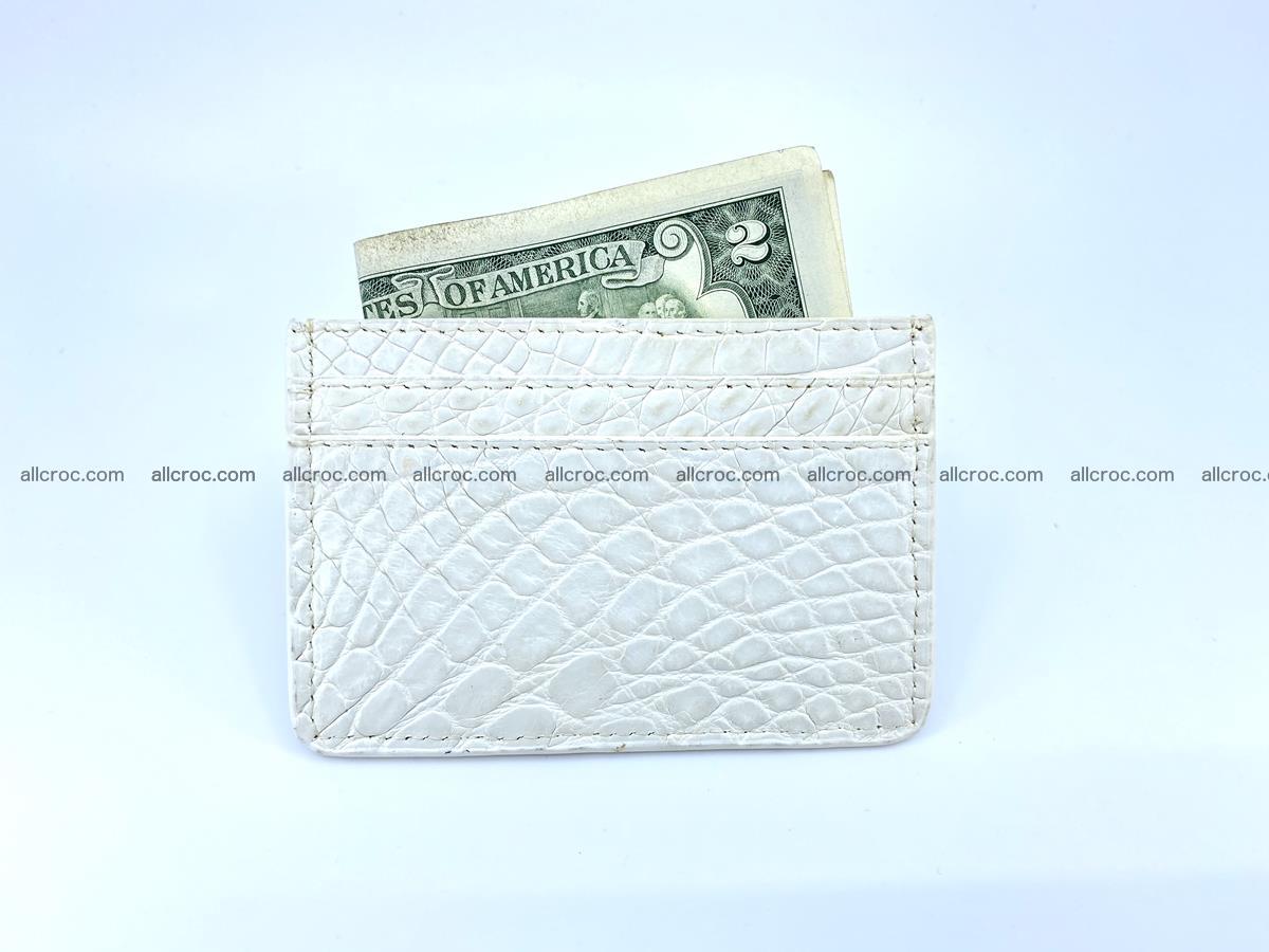 Crocodile skin card holder 995 Foto 3