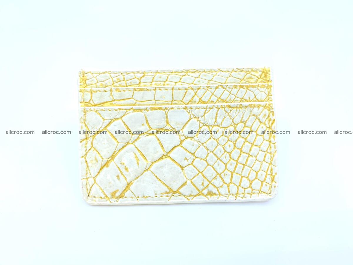 Crocodile skin cardholder 1297 Foto 2