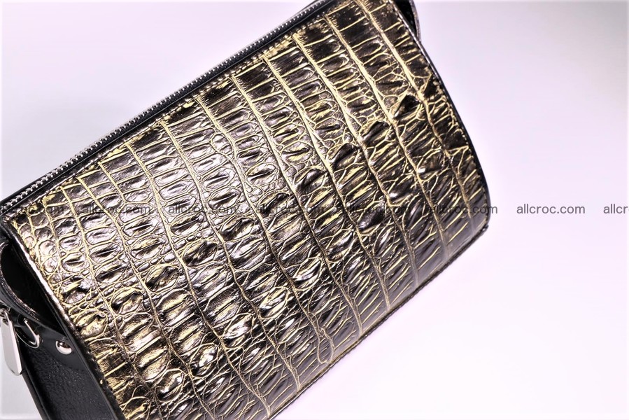 Crocodile skin clutch for women 1292