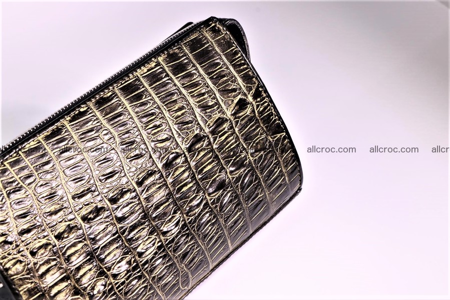 Crocodile skin clutch for women 1292