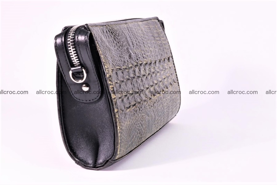 Crocodile skin clutch for women 1292