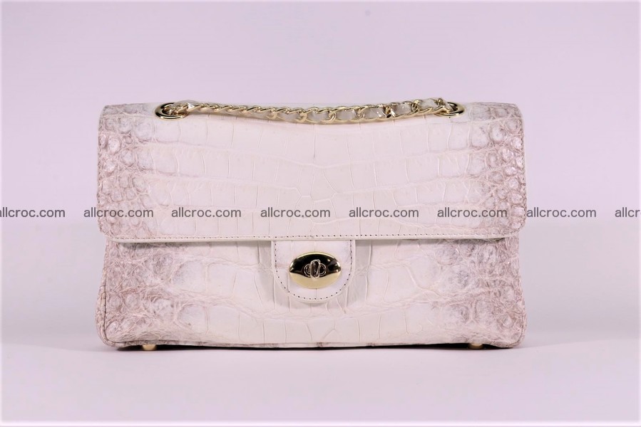 Crocodile skin handbag chanel 1289