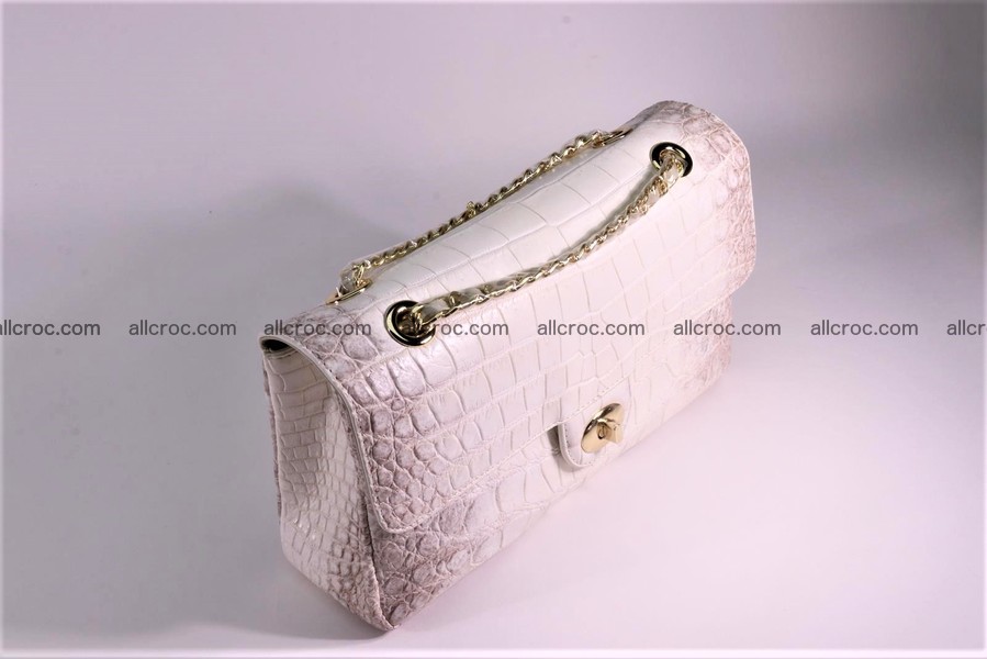 Crocodile skin handbag chanel 1289