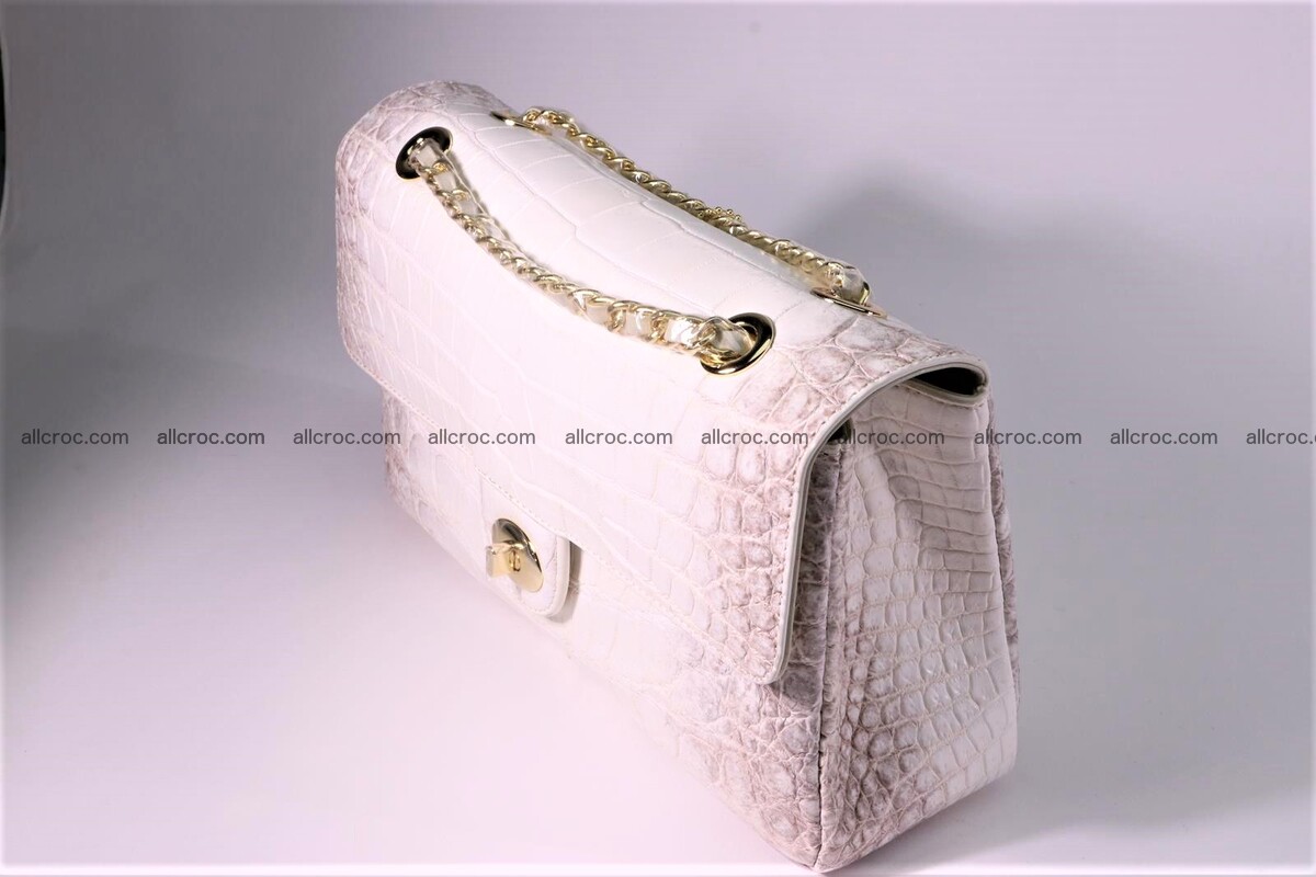 Crocodile skin handbag chanel 1289 Foto 4