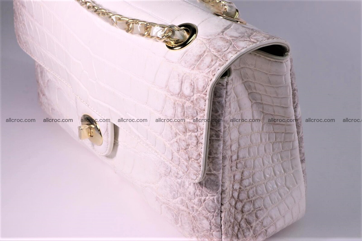 Crocodile skin handbag chanel 1289 Foto 5