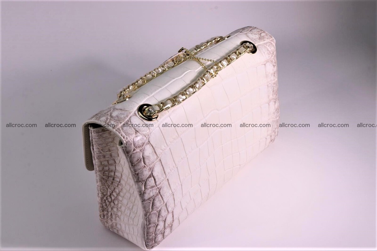 Crocodile skin handbag chanel 1289 Foto 9