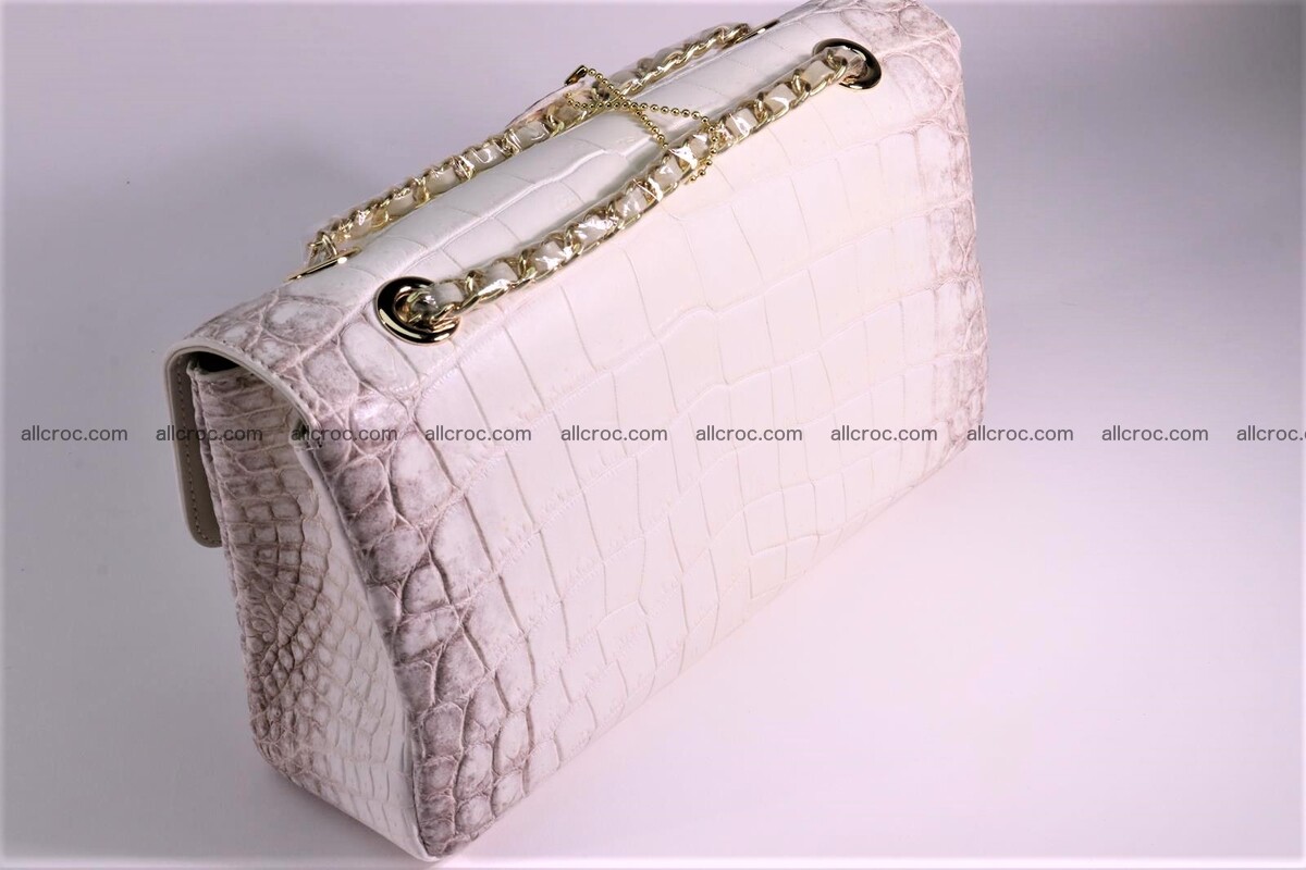Crocodile skin handbag chanel 1289 Foto 10