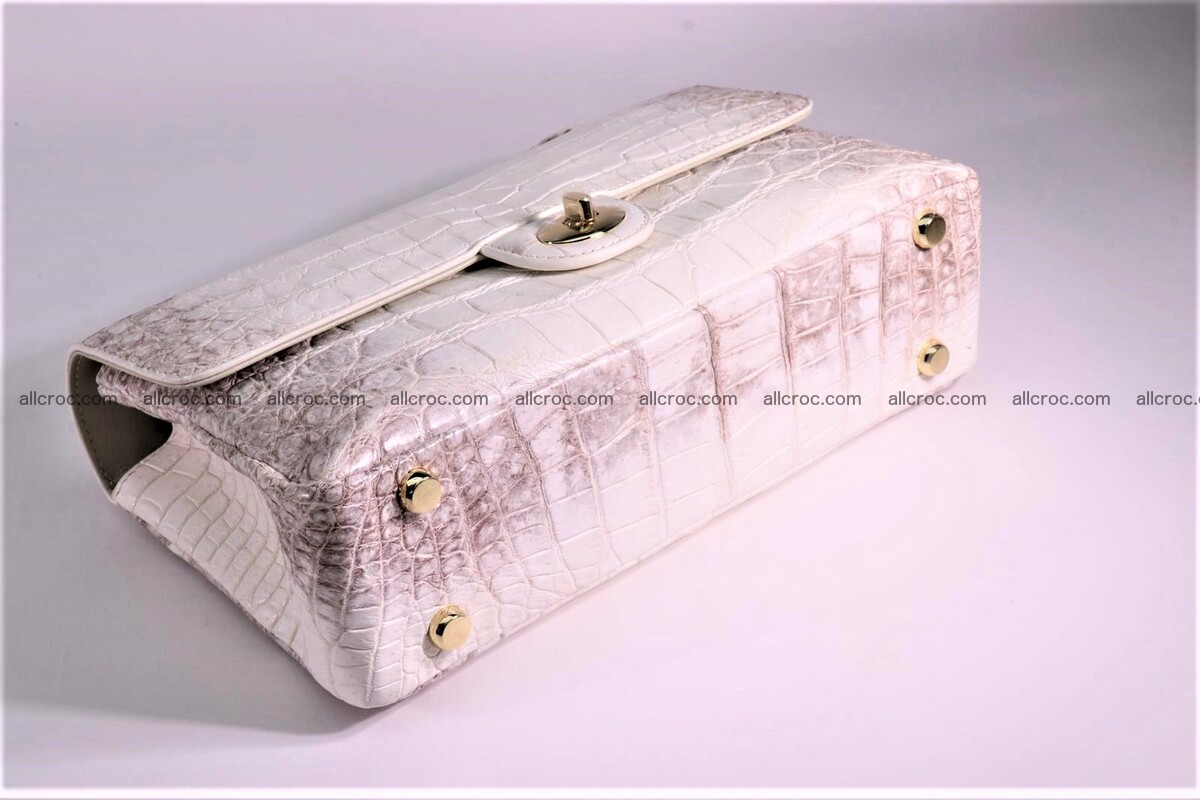 Crocodile skin handbag chanel 1289 Foto 11