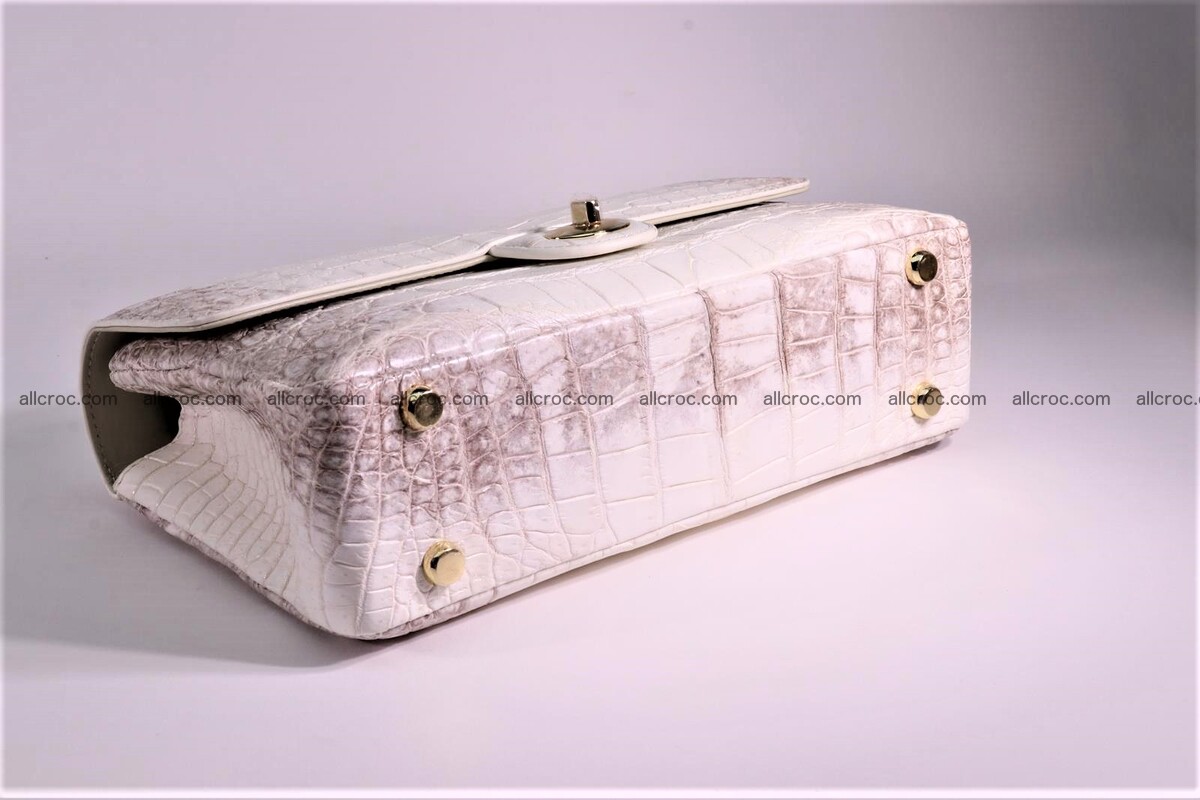 Crocodile skin handbag chanel 1289 Foto 12
