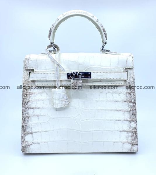 Crocodile skin handbag Kelly 1334