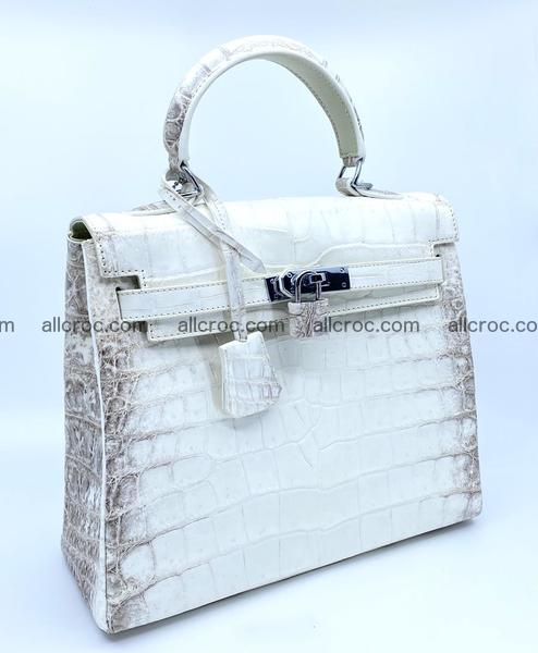 Crocodile skin handbag Kelly 1334