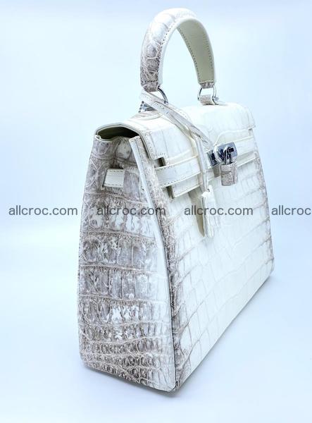 Crocodile skin handbag Kelly 1334