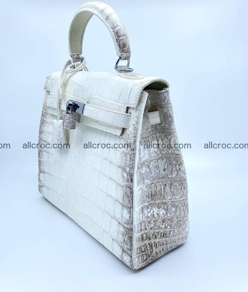 Crocodile skin handbag Kelly 1334