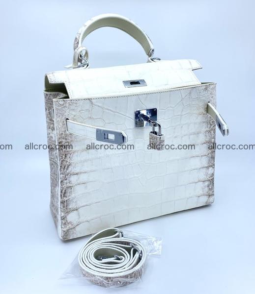 Crocodile skin handbag Kelly 1334