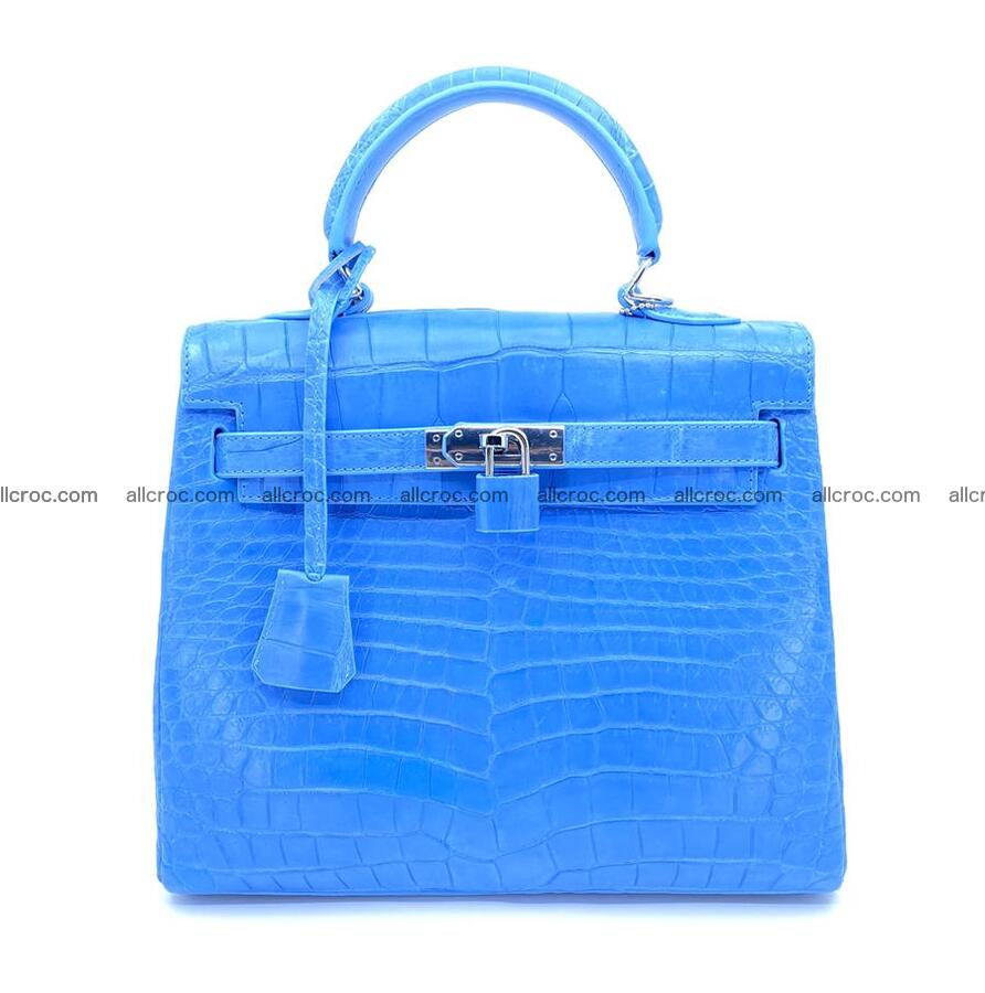 Crocodile skin handbag Kelly 1335 Foto 0