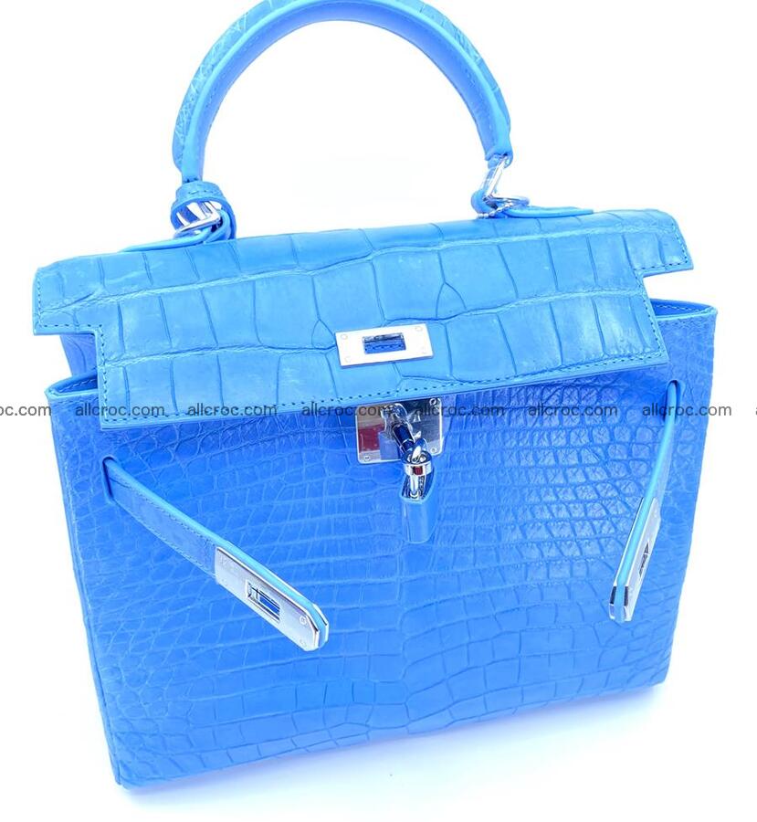 Crocodile skin handbag Kelly 1335 Foto 7