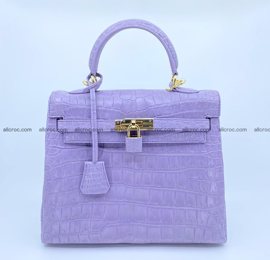 Crocodile skin handbag Kelly 1336 Foto 0