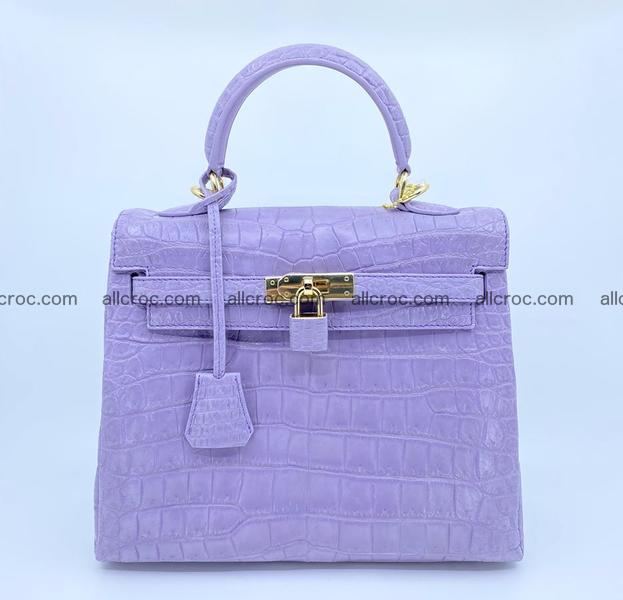 Crocodile skin handbag Kelly 1336