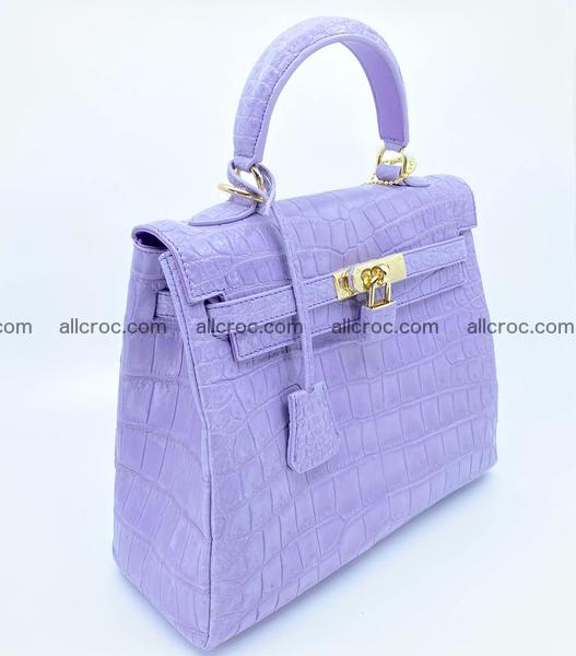 Crocodile skin handbag Kelly 1336