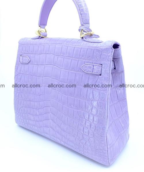 Crocodile skin handbag Kelly 1336