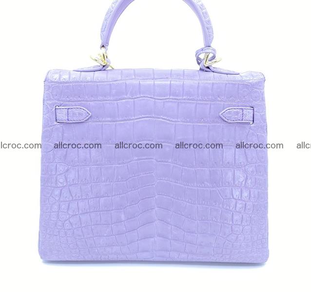 Crocodile skin handbag Kelly 1336