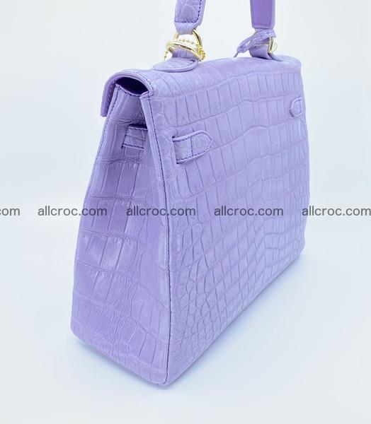 Crocodile skin handbag Kelly 1336