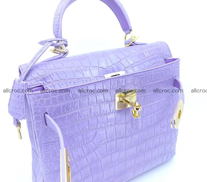 Crocodile skin handbag Kelly 1336