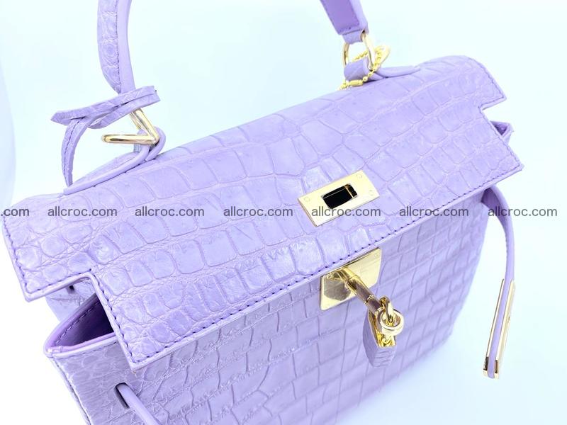 Crocodile skin handbag Kelly 1336