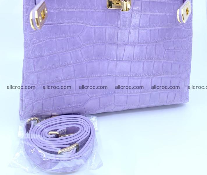 Crocodile skin handbag Kelly 1336