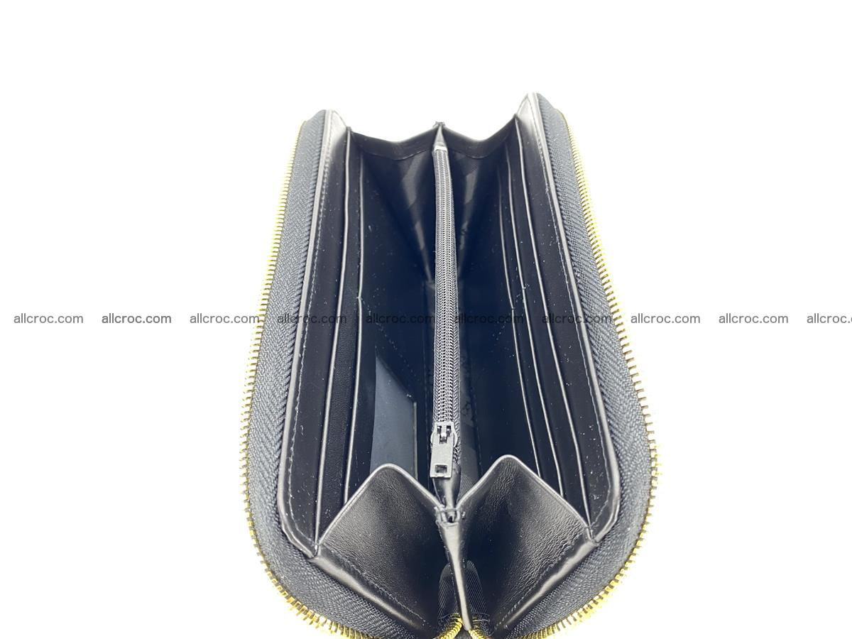 Crocodile skin long wallet 1 zip S-size 1379 Foto 8