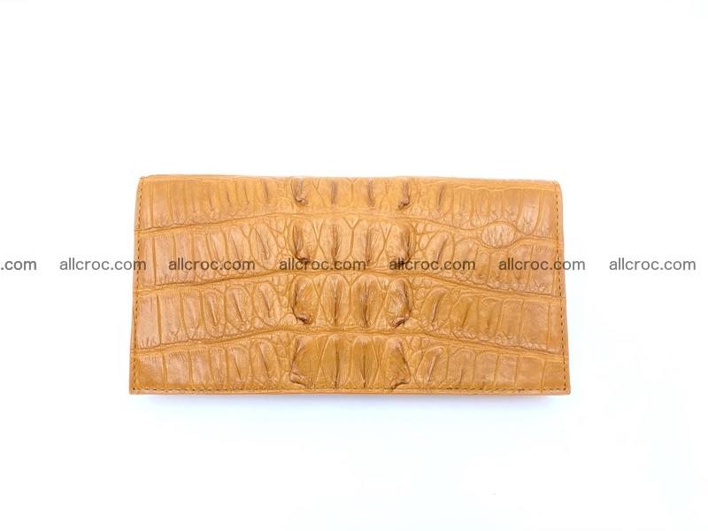 Crocodile skin long wallet 1223
