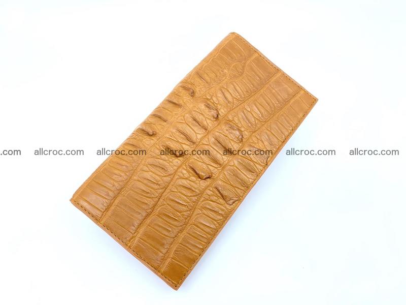 Crocodile skin long wallet 1223