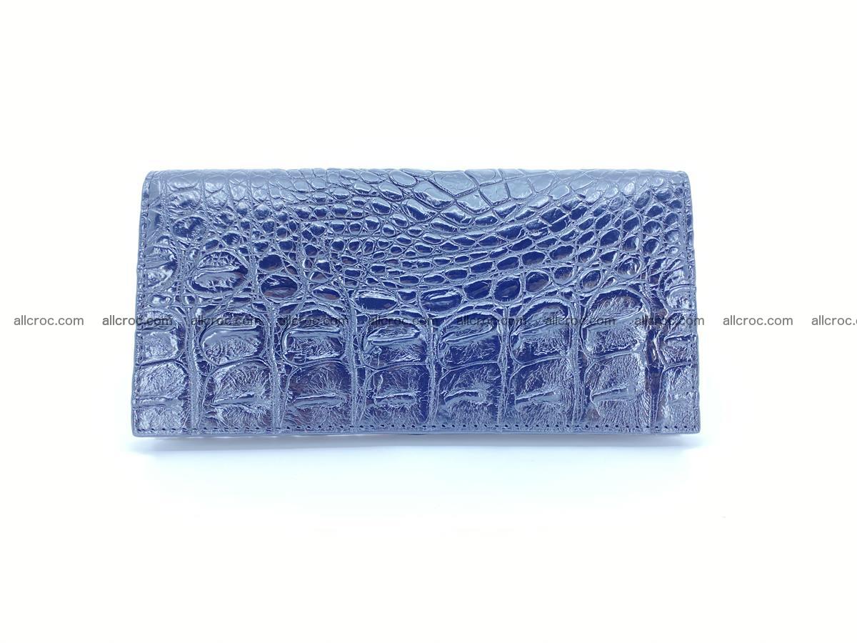 Crocodile skin long wallet bifold 485 Foto 1