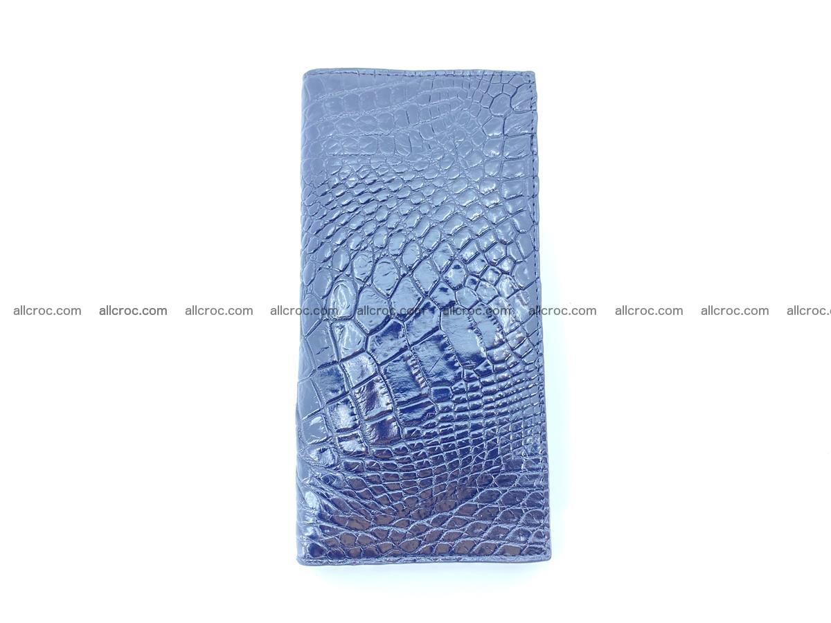 Crocodile skin long wallet bifold 485 Foto 6
