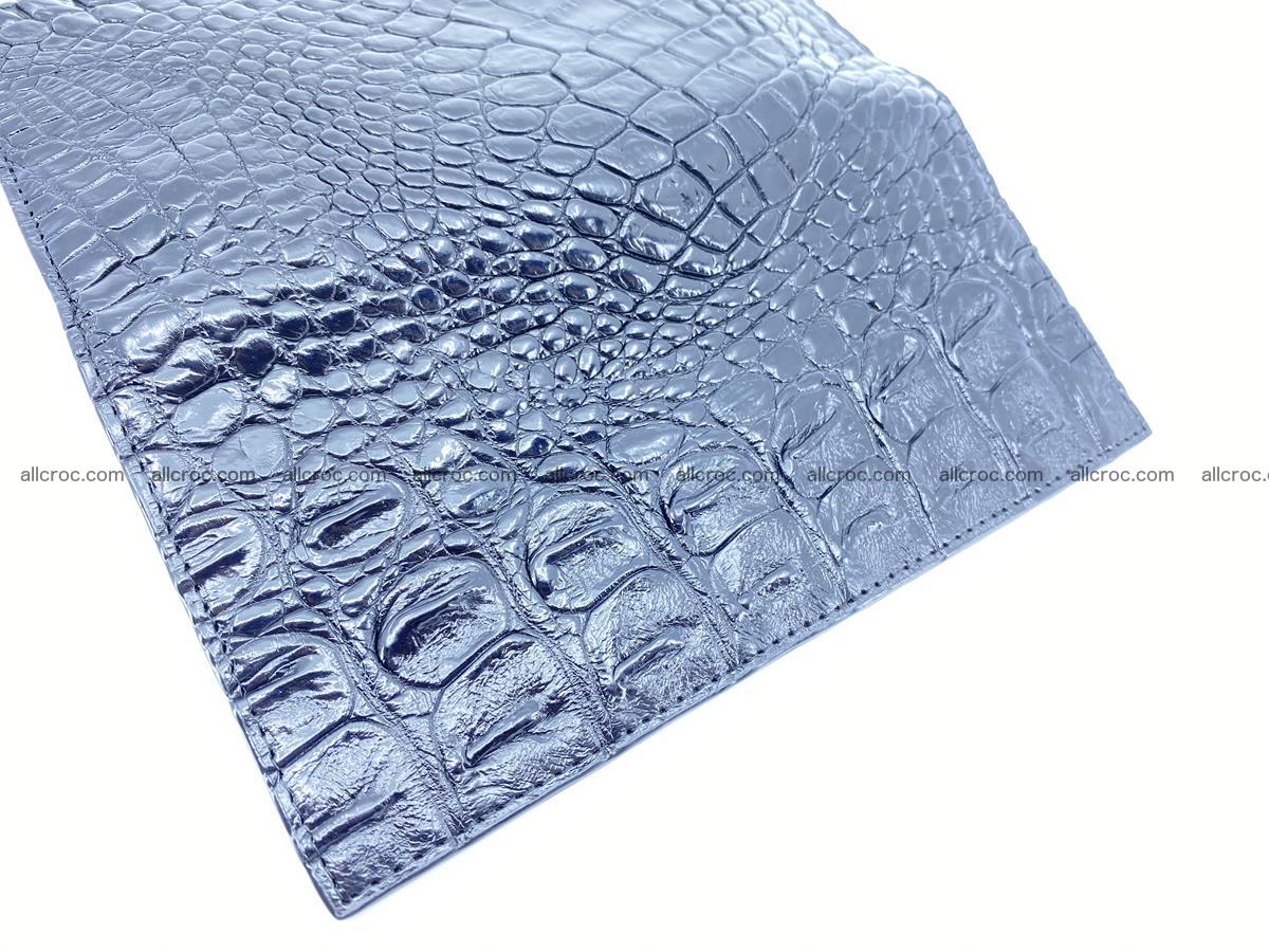 Crocodile skin long wallet bifold 485 Foto 9