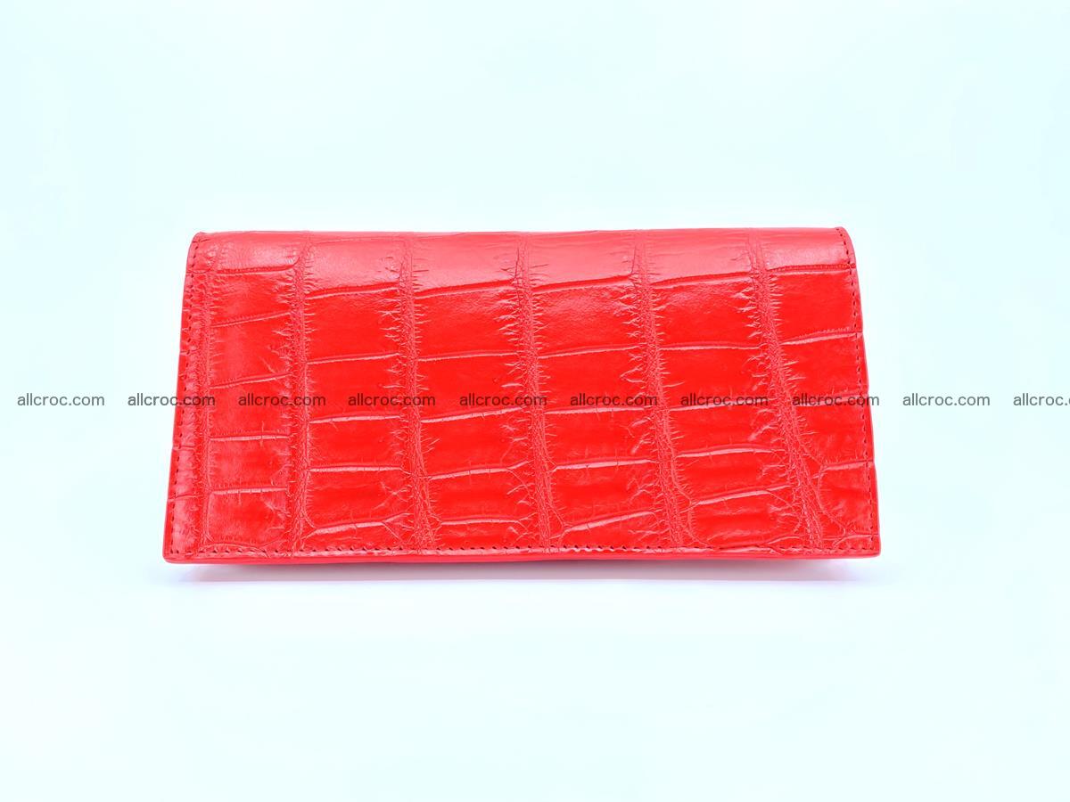 Crocodile skin wallet bifold 492 Foto 1