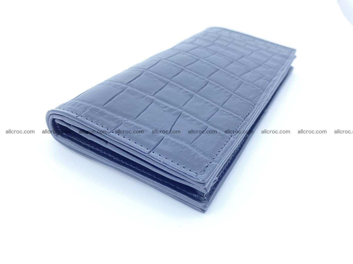 Crocodile skin long wallet bifold 487 Foto 0