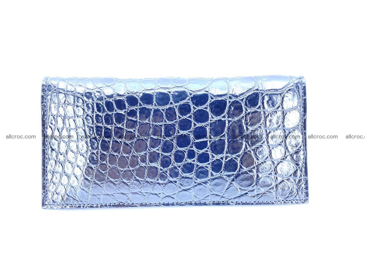 Crocodile skin long wallet bifold Siamese crocodile leather wallet 486 Foto 2