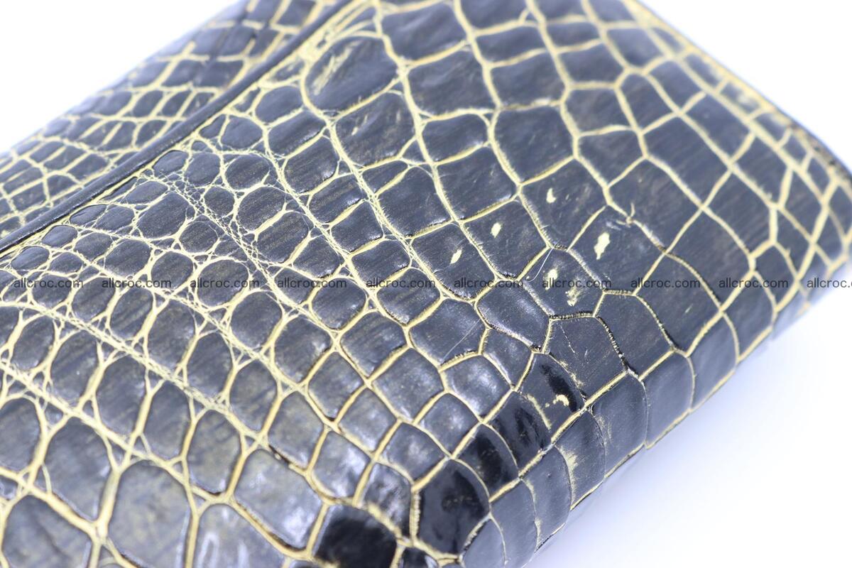 Crocodile skin long wallet trifold 1293 Foto 10