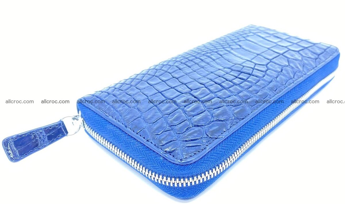 Crocodile skin long zip wallet 1309 Foto 1