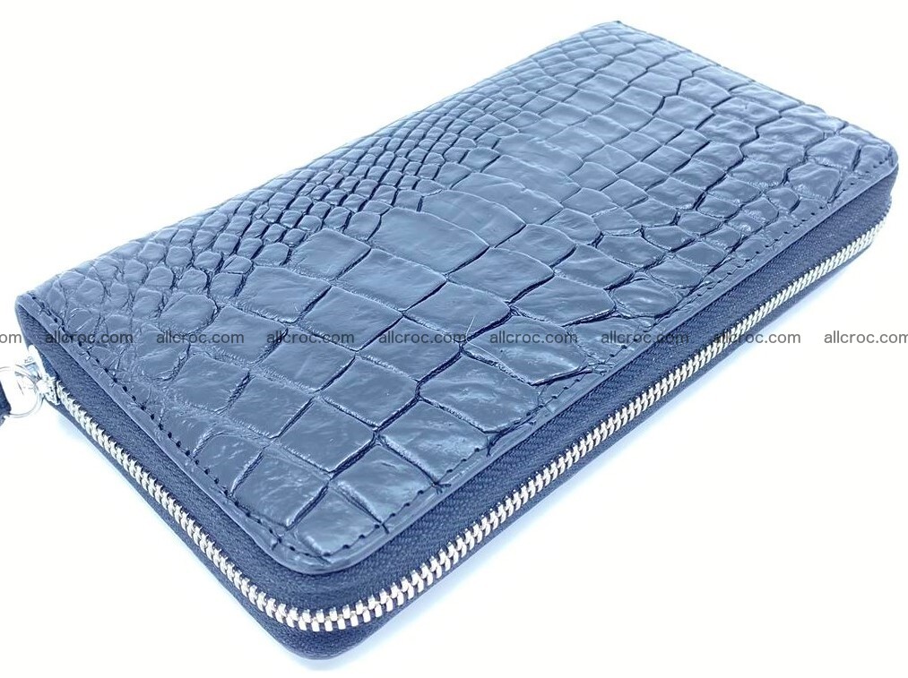 Crocodile skin long zip wallet 1312 Foto 1