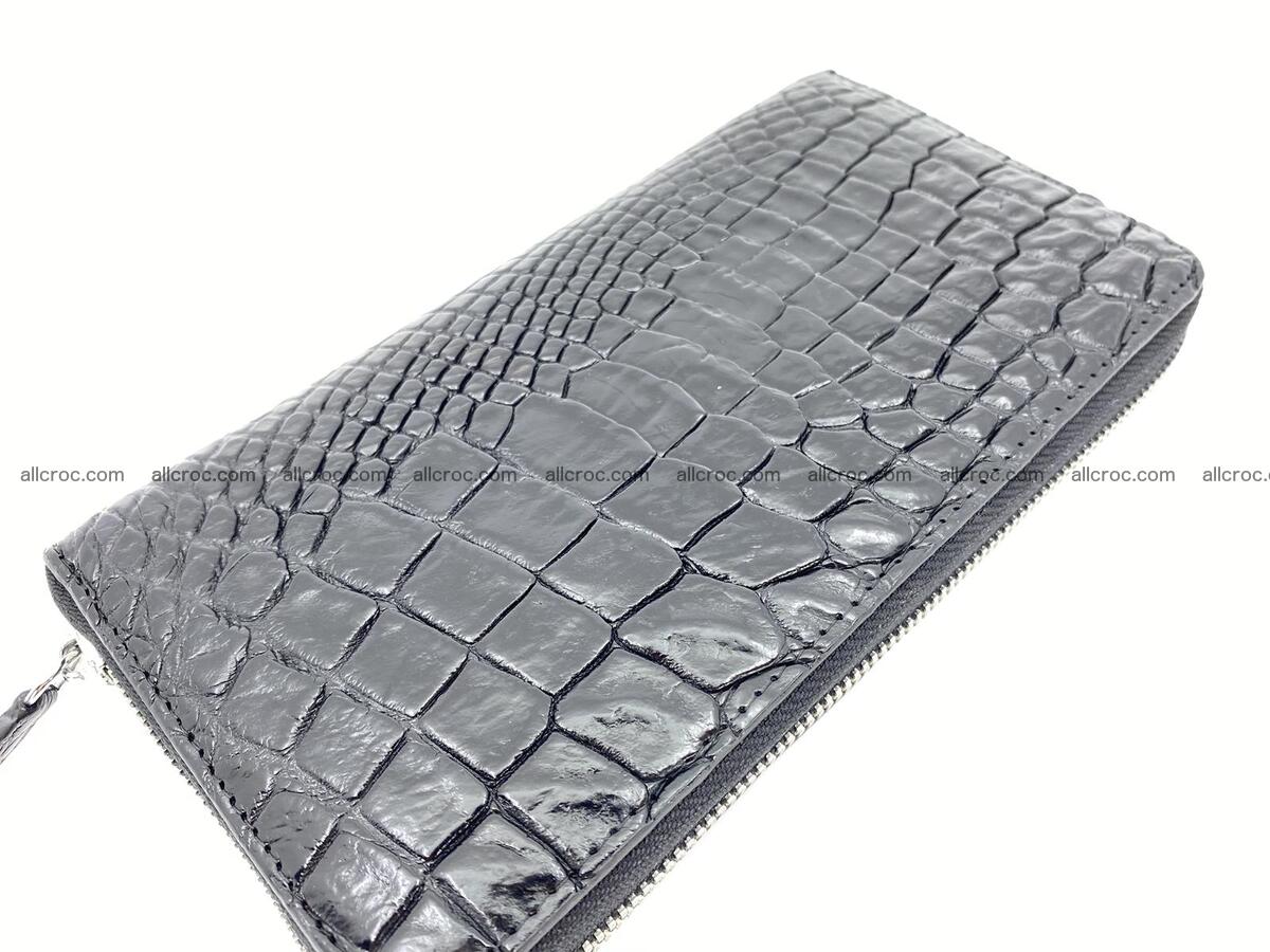 Crocodile skin long zip wallet 1312 Foto 2
