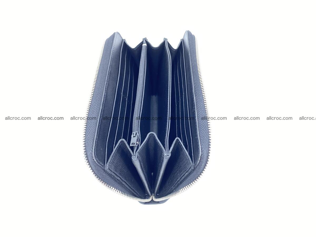 Crocodile skin long zip wallet 1312 Foto 4