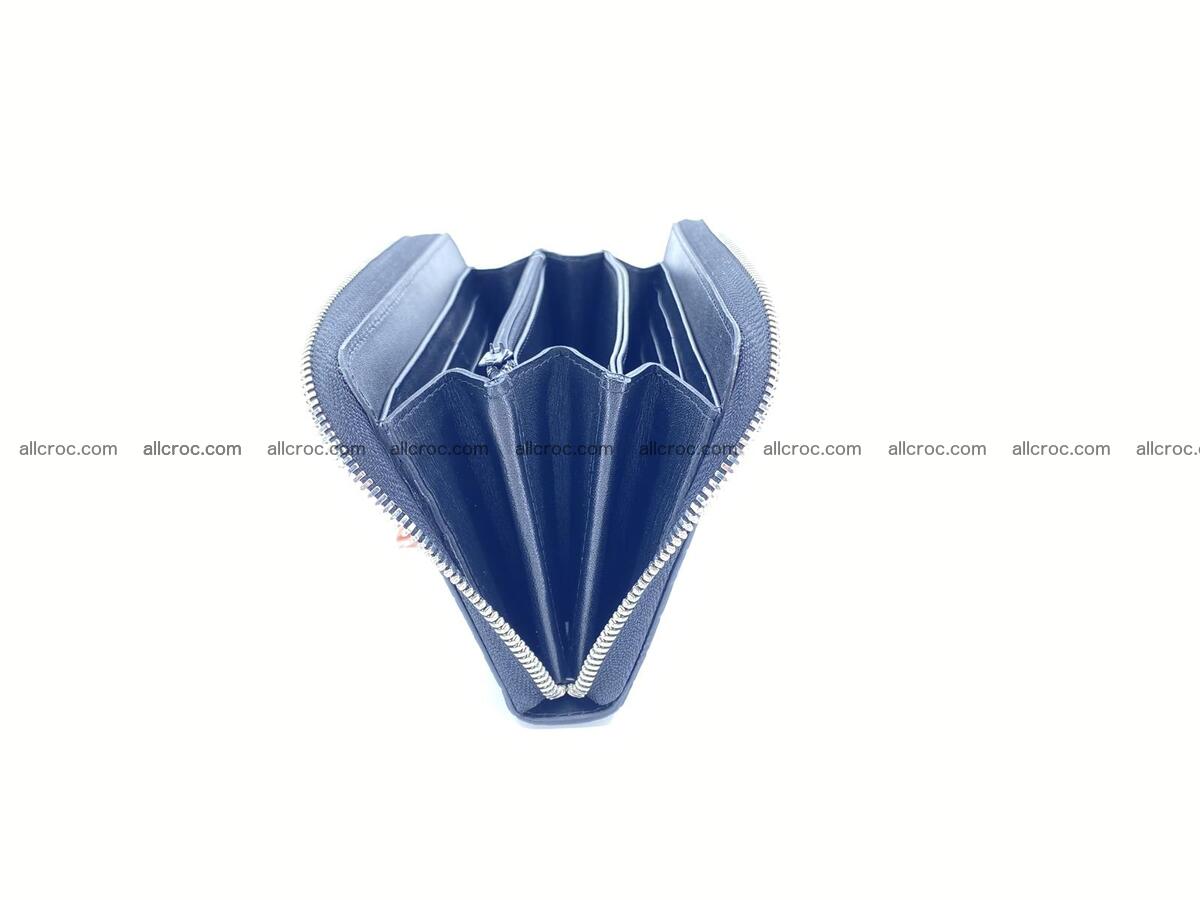 Crocodile skin long zip wallet 1312 Foto 5