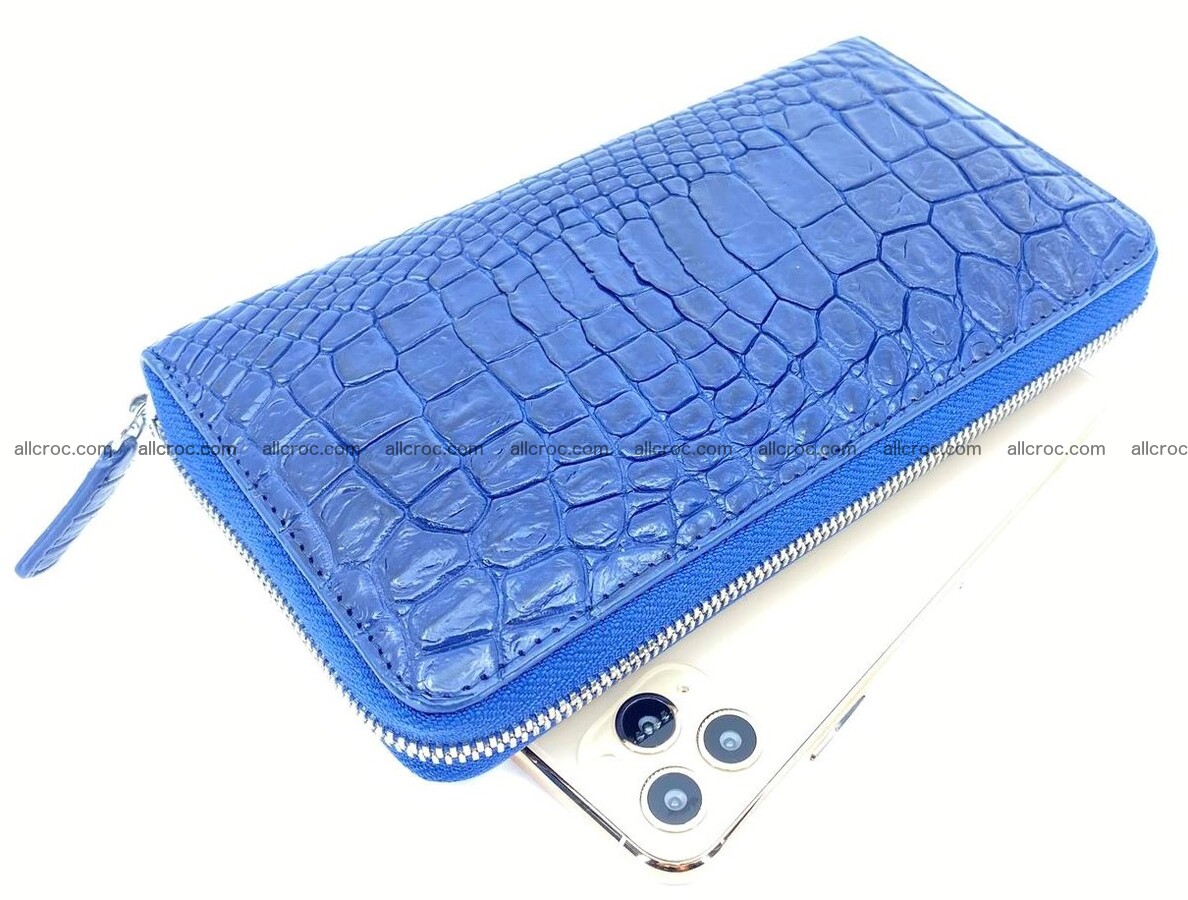 Crocodile skin long zip wallet 1314 Foto 0