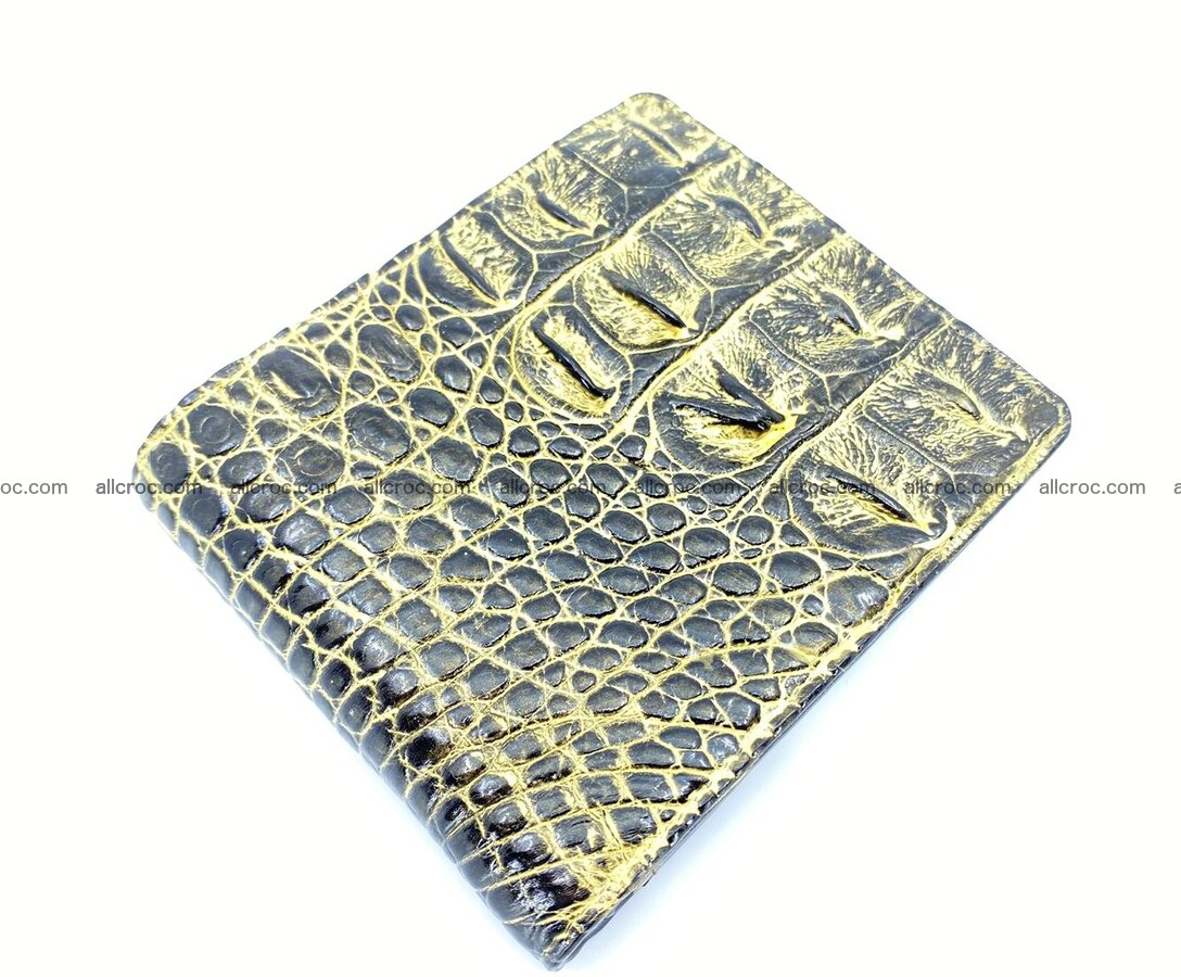 Crocodile skin small billfolf 1305 Foto 0
