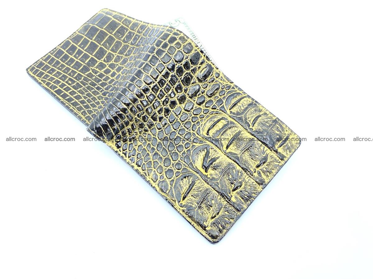 Crocodile skin small billfolf 1305 Foto 4
